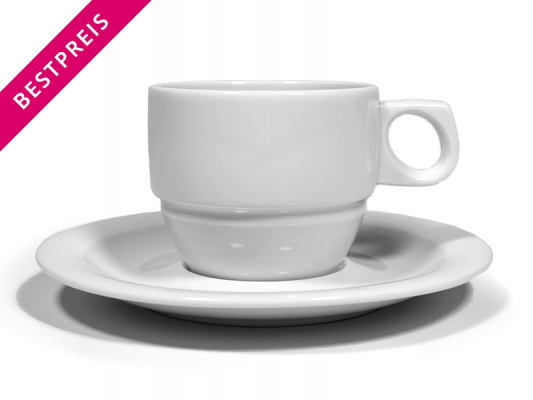 BESTPREIS: Kaffeetasse mit Untertasse