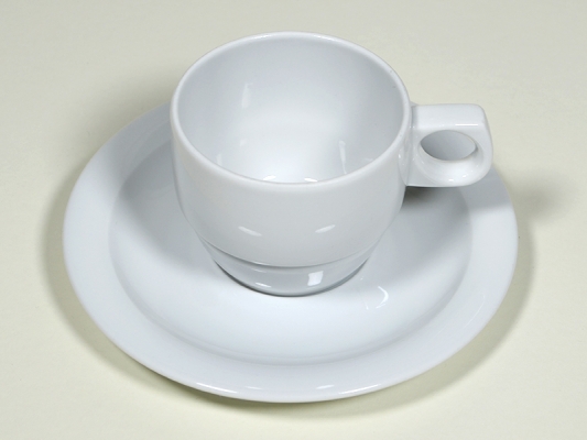 BESTPREIS: Kaffeetasse mit Untertasse