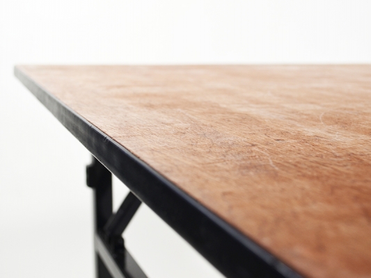 Tisch Naturholz 120 x 80 cm klappbar