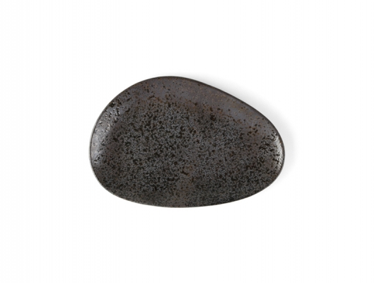 Porzellan Platte oval 27 cm „Carbon“