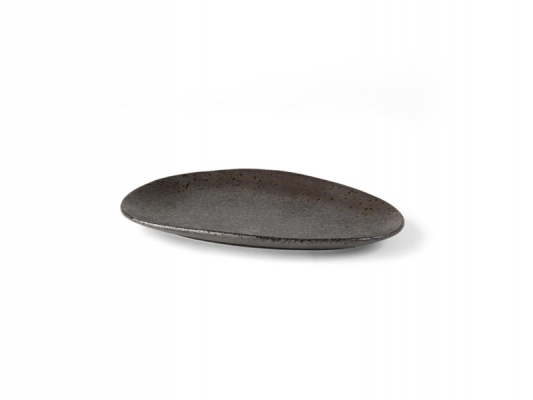 Porzellan Platte oval 27 cm „Carbon“