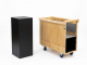 STEHTISCH STELE „BLACK CUBE 110“
