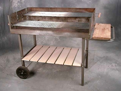 Grillwagen ohne Dach 60 x 100 cm