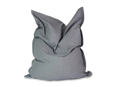 Sitzsack 140 x 180 cm grau