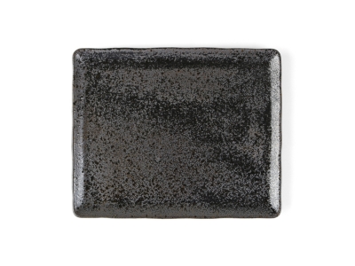 Porzellan Platte 33 x 27 cm „Carbon“