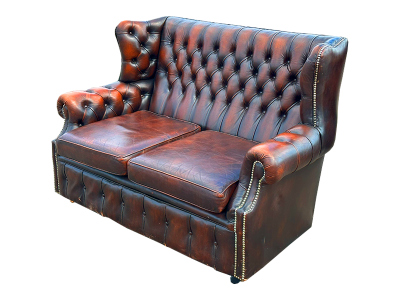 Original Chesterfield Couch braun
